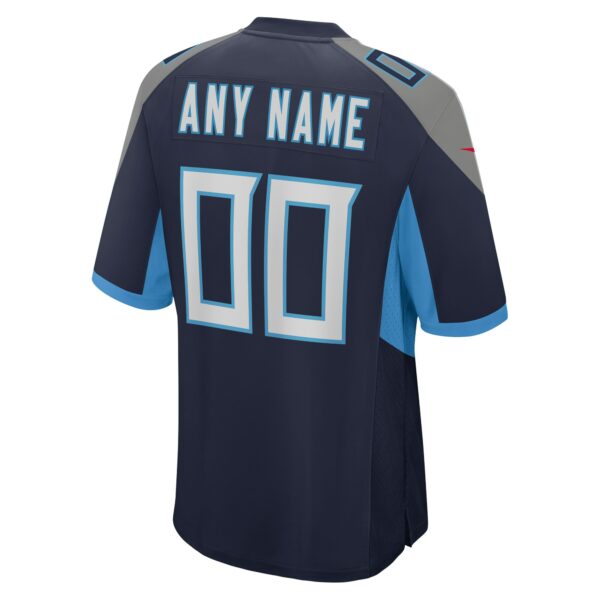 Men’s Tennessee Titans Nike Navy Custom Jersey