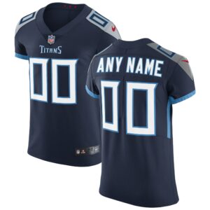 Men's Tennessee Titans Nike Navy Vapor Untouchable Custom Elite Jersey