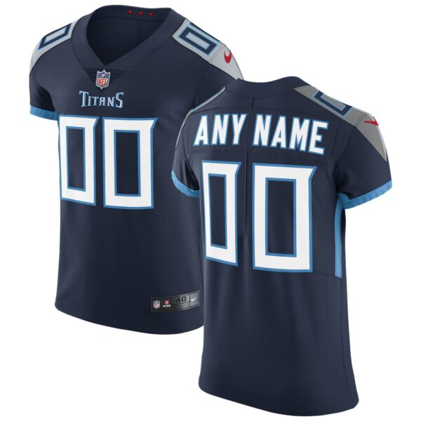 Men’s Tennessee Titans Nike Navy Vapor Untouchable Custom Elite Jersey