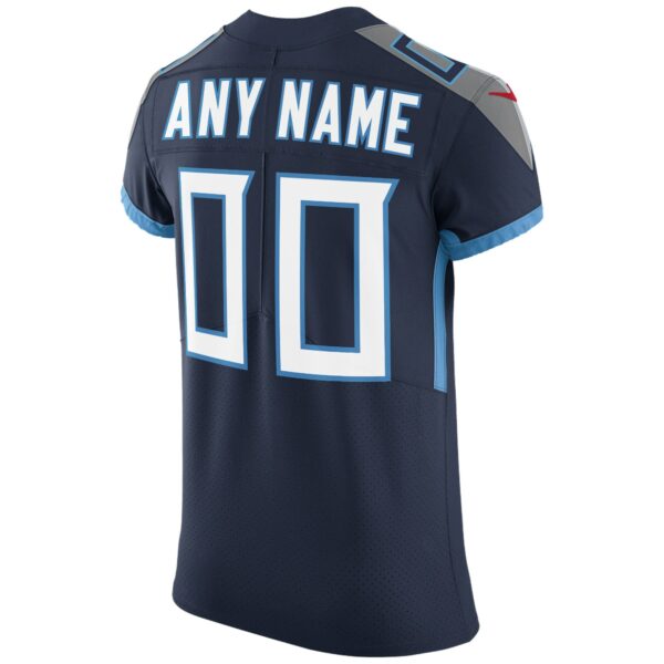 Men’s Tennessee Titans Nike Navy Vapor Untouchable Custom Elite Jersey