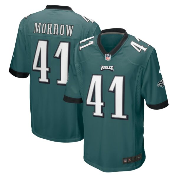 Men’s Philadelphia Eagles Nicholas Morrow Nike Midnight Green Game Jersey