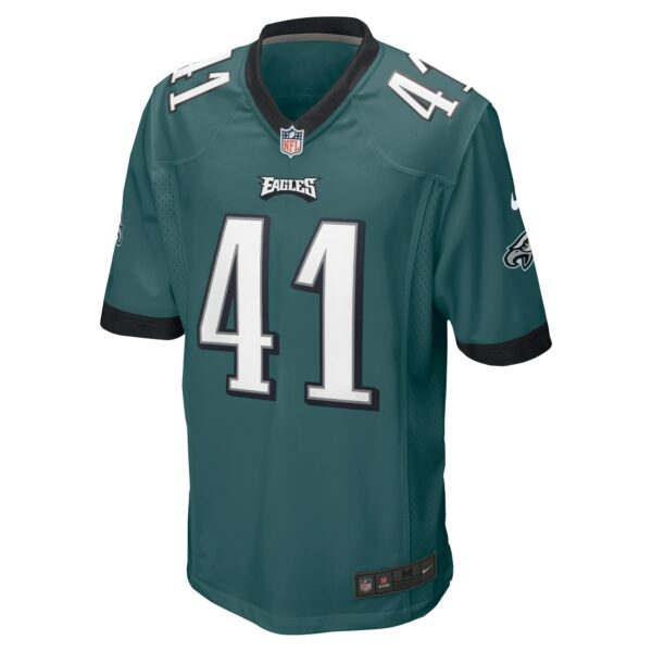 Men’s Philadelphia Eagles Nicholas Morrow Nike Midnight Green Game Jersey