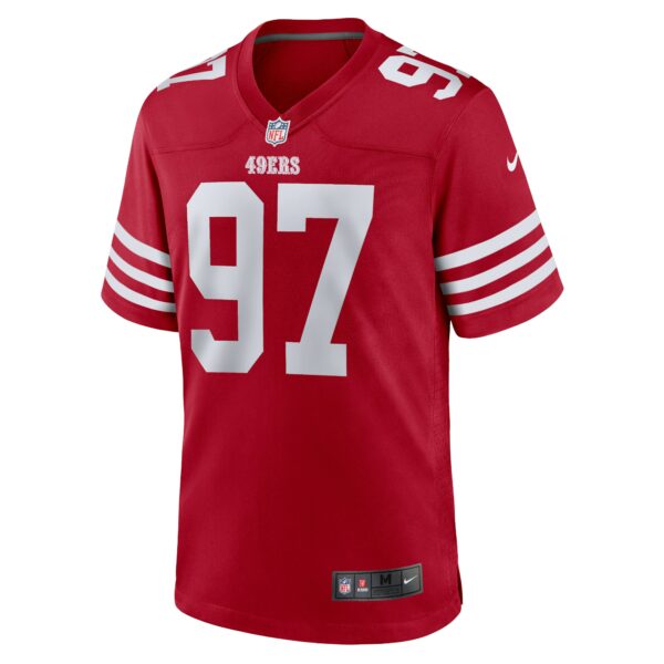 Men’s San Francisco 49ers Nick Bosa Nike Scarlet Player Game Jersey