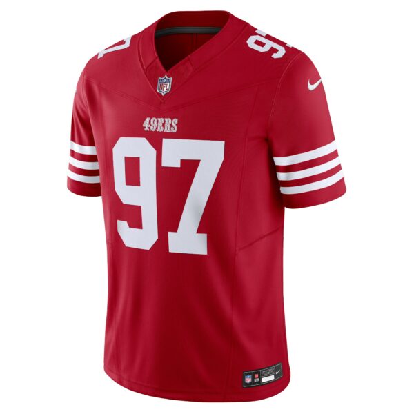 Men’s San Francisco 49ers Nick Bosa Nike Scarlet Vapor F.U.S.E. Limited Jersey