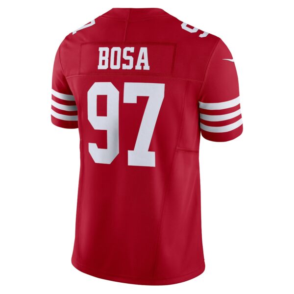 Men’s San Francisco 49ers Nick Bosa Nike Scarlet Vapor F.U.S.E. Limited Jersey