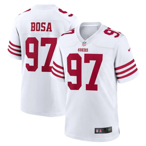 Men’s San Francisco 49ers Nick Bosa Nike White Player Game Jersey