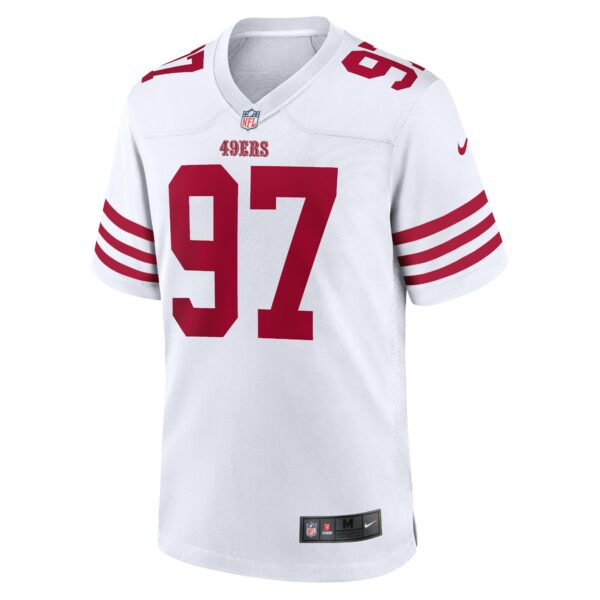 Men’s San Francisco 49ers Nick Bosa Nike White Player Game Jersey