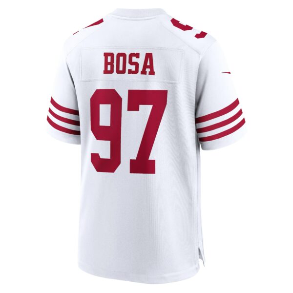 Men’s San Francisco 49ers Nick Bosa Nike White Player Game Jersey