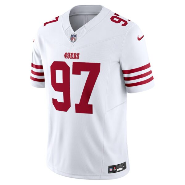 Men’s San Francisco 49ers Nick Bosa Nike White Vapor F.U.S.E. Limited Jersey