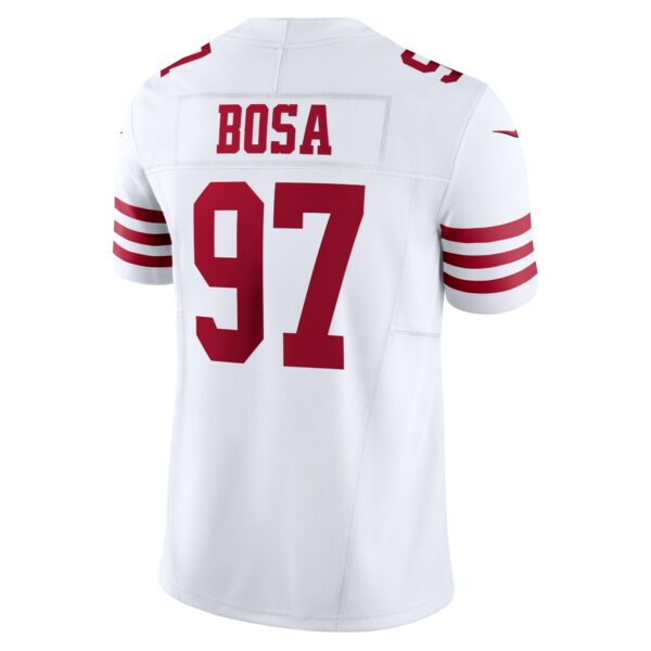 Men’s San Francisco 49ers Nick Bosa Nike White Vapor F.U.S.E. Limited Jersey