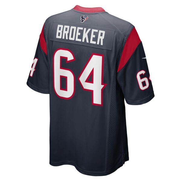 Men’s Houston Texans Nick Broeker Nike Navy Team Game Jersey