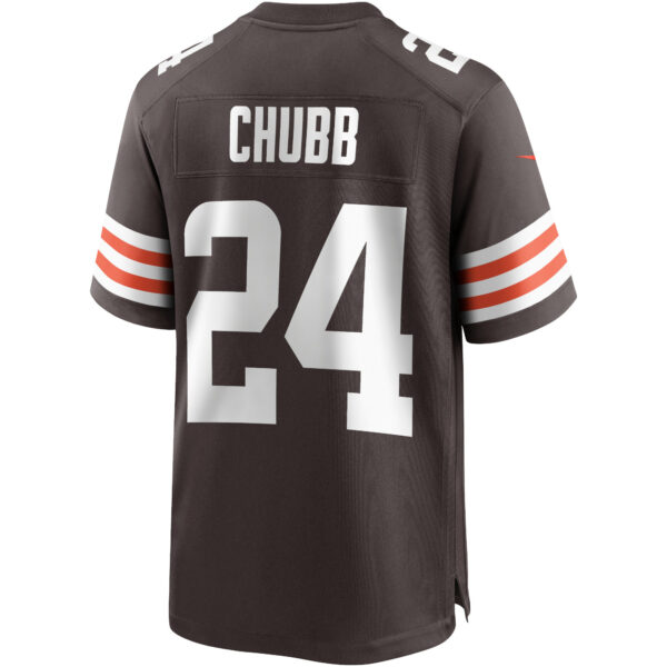 Men’s Cleveland Browns Nick Chubb Nike Brown Game Player Jersey