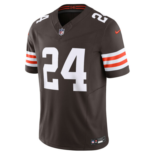 Men’s Cleveland Browns Nick Chubb Nike Brown Vapor F.U.S.E. Limited Jersey