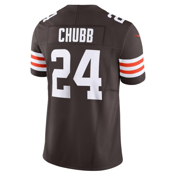 Men’s Cleveland Browns Nick Chubb Nike Brown Vapor F.U.S.E. Limited Jersey