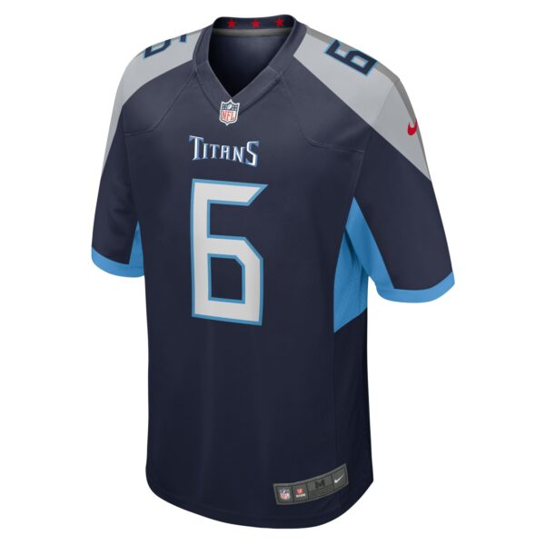 Men’s Tennessee Titans Nick Folk Nike Navy Team Game Jersey