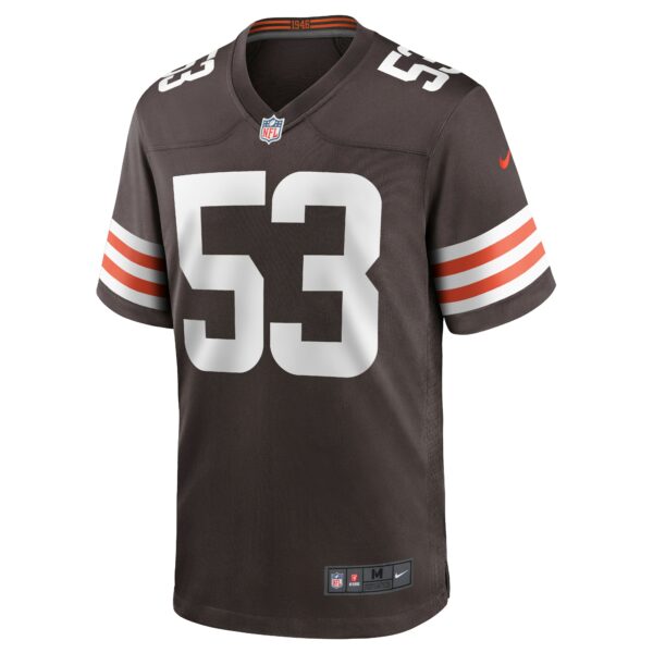 Men’s Cleveland Browns Nick Harris Nike Brown Game Jersey