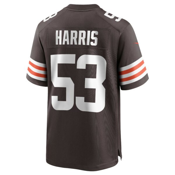 Men’s Cleveland Browns Nick Harris Nike Brown Game Jersey