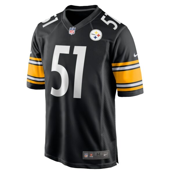 Men’s Pittsburgh Steelers Nick Herbig Nike Black Game Jersey