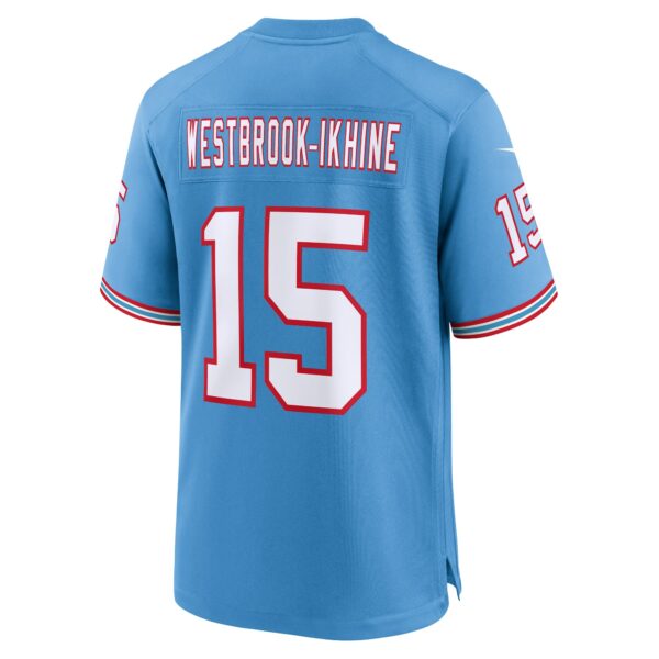 Men’s Tennessee Titans Nick Westbrook-Ikhine Nike Light Blue Oilers Throwback Player Game Jersey