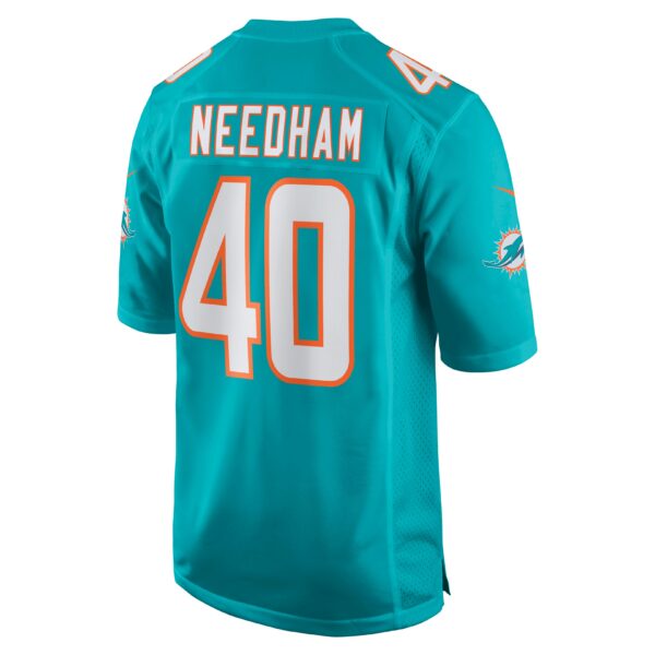 Men’s Miami Dolphins Nik Needham Nike Aqua Game Jersey