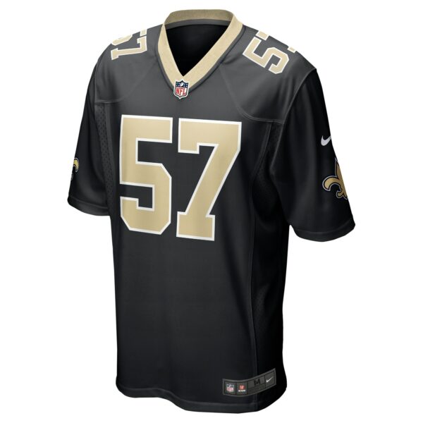 Men’s New Orleans Saints Niko Lalos Nike Black Team Game Jersey