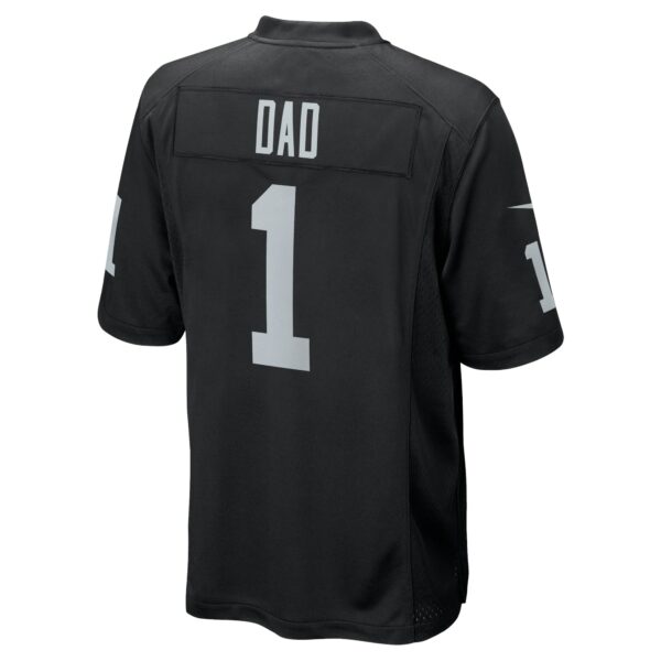 Men’s Las Vegas Raiders Number 1 Dad Nike Black Game Jersey