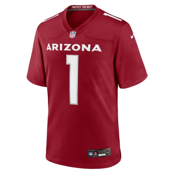 Men’s Arizona Cardinals Number 1 Dad Nike Cardinal Game Jersey