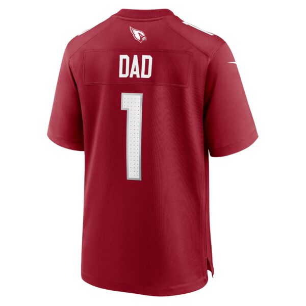 Men’s Arizona Cardinals Number 1 Dad Nike Cardinal Game Jersey