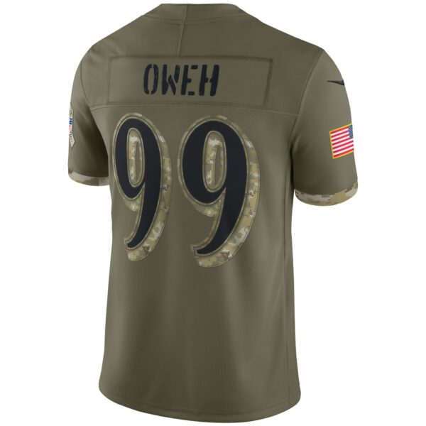 Men’s Baltimore Ravens Nike Olive 2022 Salute To Service Limited Jersey