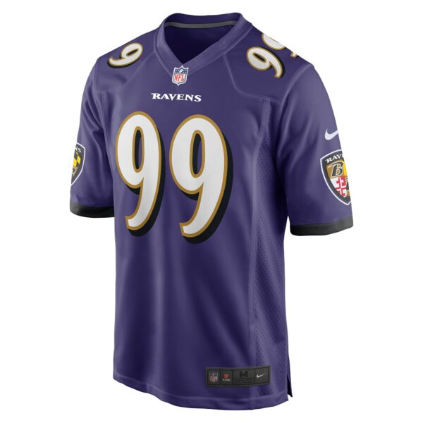 Men’s Baltimore Ravens Odafe Oweh Nike Purple Game Player Jersey