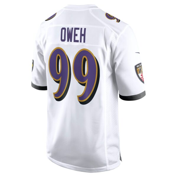 Men’s Baltimore Ravens Odafe Oweh Nike White Game Jersey