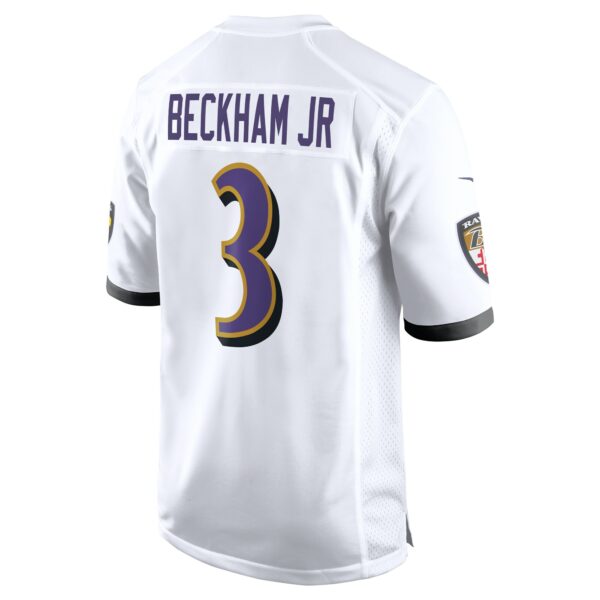 Men’s Baltimore Ravens Odell Beckham Jr. Nike White Game Jersey