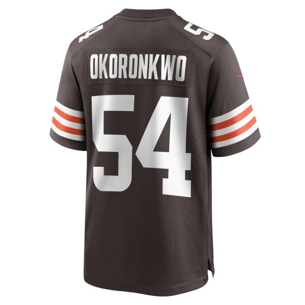 Men’s Cleveland Browns Ogbonnia Okoronkwo Nike Brown Game Player Jersey