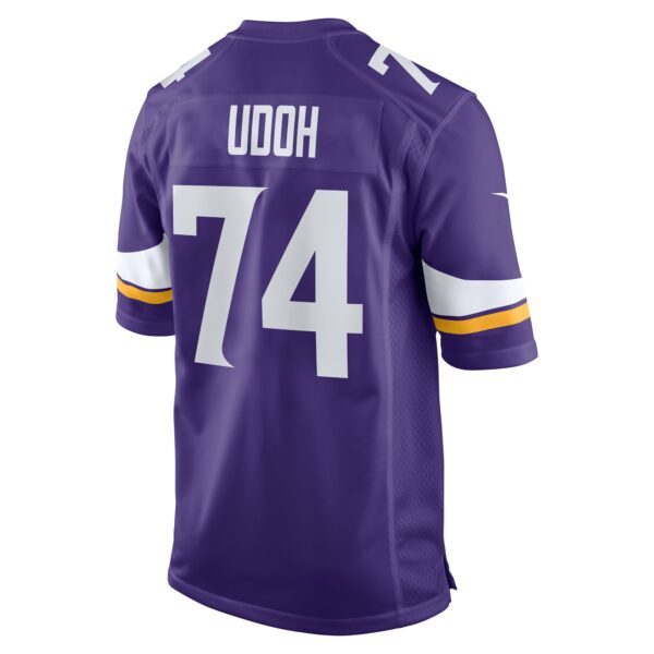 Men’s Minnesota Vikings Oli Udoh Nike Purple Game Jersey