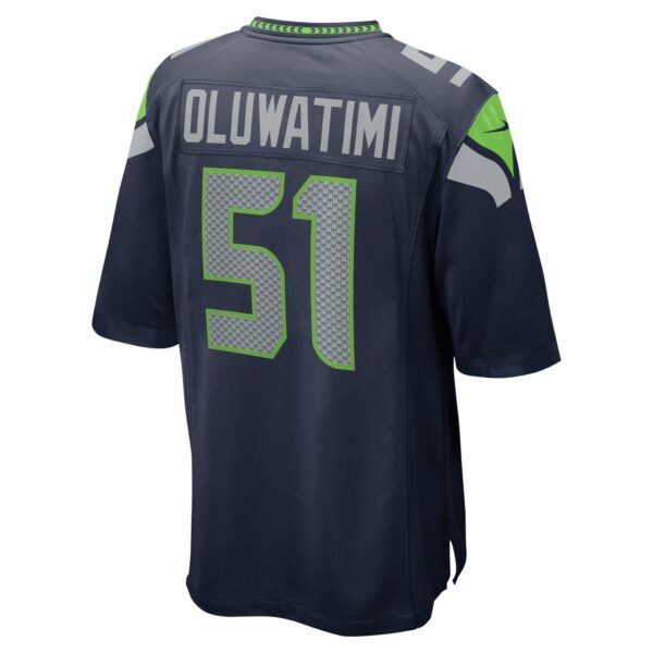 Men’s Seattle Seahawks Olusegun Oluwatimi Nike College Navy Game Jersey