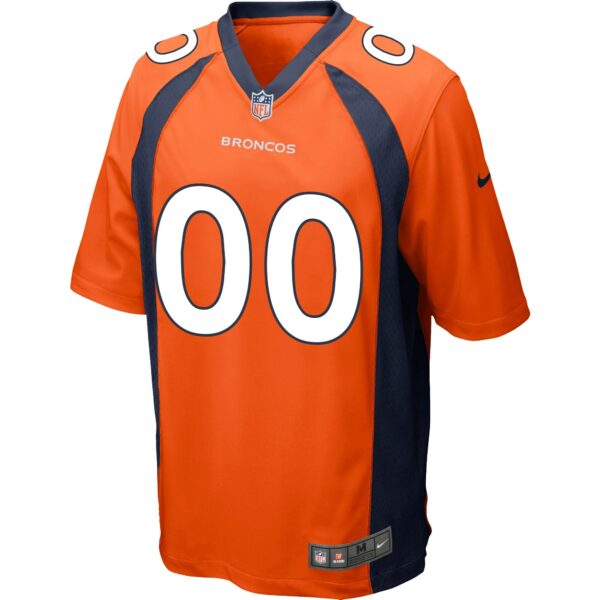 Men’s Denver Broncos Nike Orange Custom Game Jersey