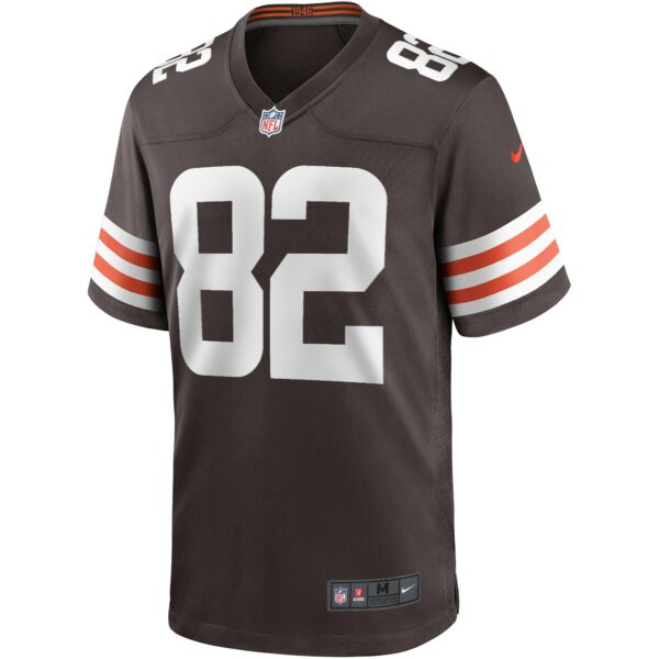 Men’s Cleveland Browns Ozzie Newsome Nike Brown Game Retired Player Jersey