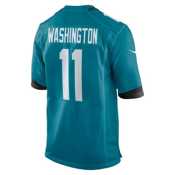 Men’s Jacksonville Jaguars Parker Washington Nike Teal Team Game Jersey