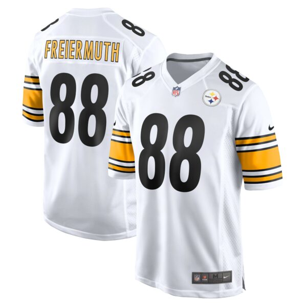 Men’s Pittsburgh Steelers Pat Freiermuth Nike White Game Player Jersey