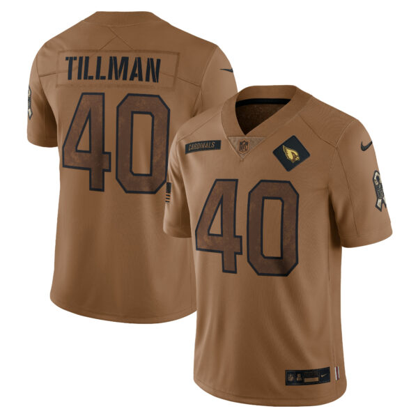 Men’s Arizona Cardinals Pat Tillman Nike Brown 2023 Salute To Service Retired Player Limited Jersey