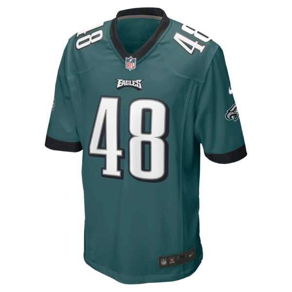 Men’s Philadelphia Eagles Patrick Johnson Nike Midnight Green Game Player Jersey