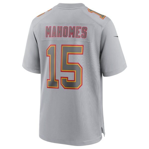 Men’s Kansas City Chiefs Patrick Mahomes Nike Gray Atmosphere Fashion Game Jersey