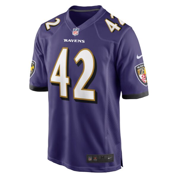 Men’s Baltimore Ravens Patrick Ricard Nike Purple Game Jersey