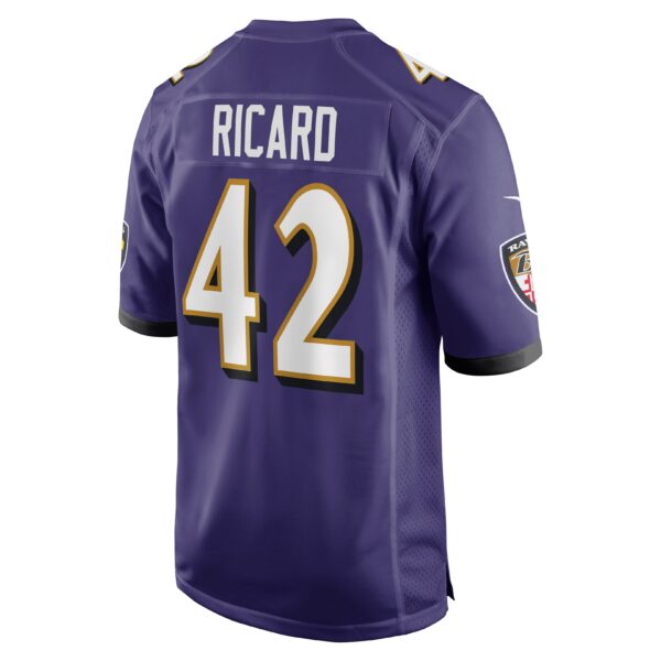 Men’s Baltimore Ravens Patrick Ricard Nike Purple Game Jersey