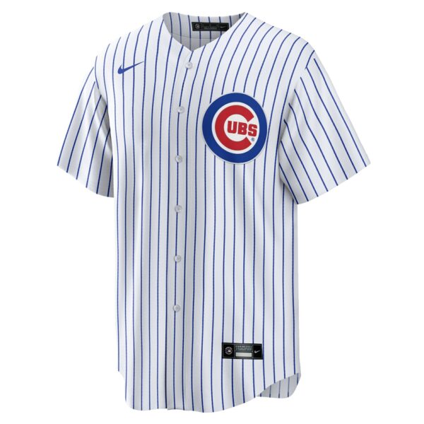 Men’s Chicago Cubs Patrick Wisdom Nike White Home Replica Jersey