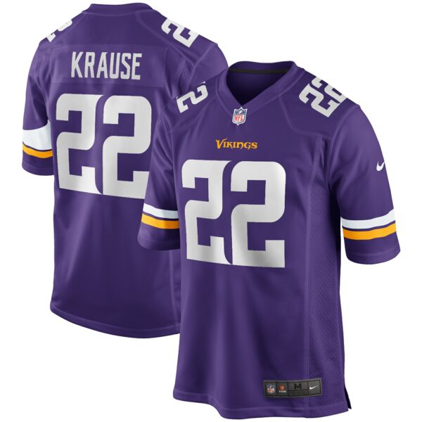 Men’s Minnesota Vikings Paul Krause Nike Purple Game Retired Player Jersey