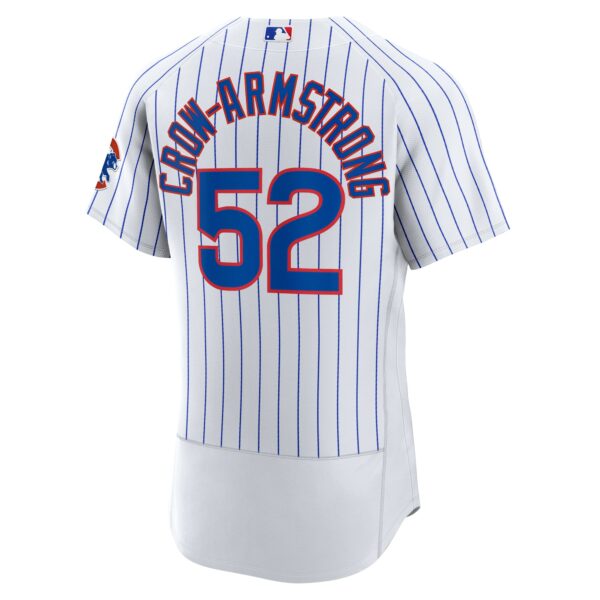 Men’s Chicago Cubs Pete Crow-Armstrong Nike White Home Authentic Player Jersey