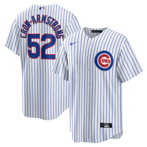 Men’s Chicago Cubs Pete Crow-Armstrong Nike White Home Replica Player Jersey