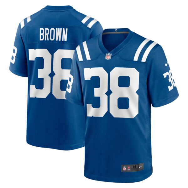 Men’s Indianapolis Colts Pharaoh Brown Nike Royal Game Player Jersey