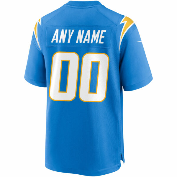 Men’s Los Angeles Chargers Nike Powder Blue Custom Game Jersey